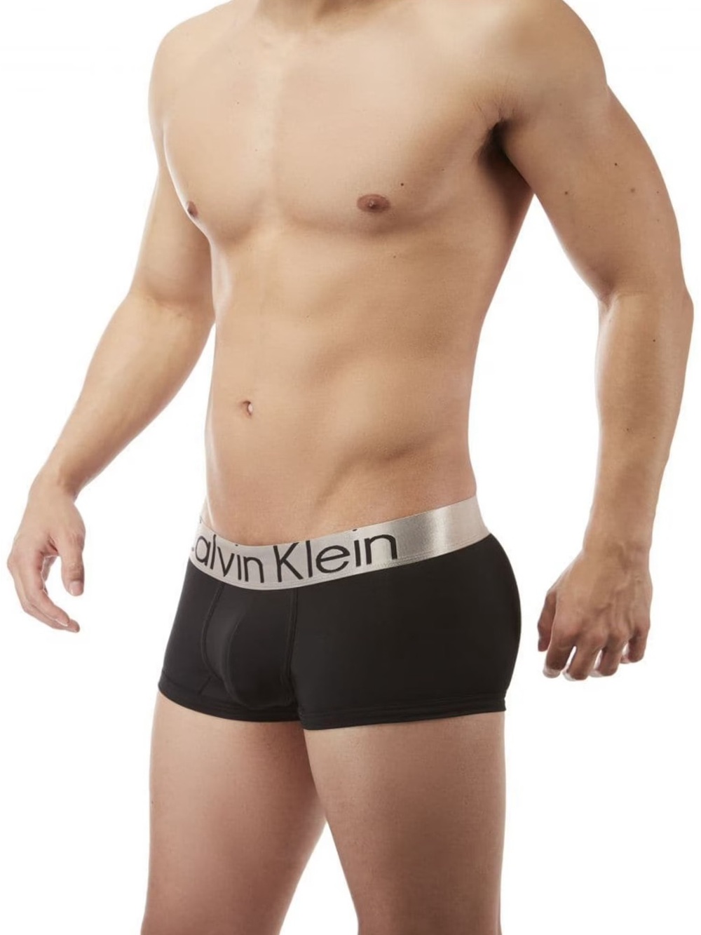 Calvin Klein Men’s Microfiber Stretch Steel Low Rise Trunk Underwear Like New